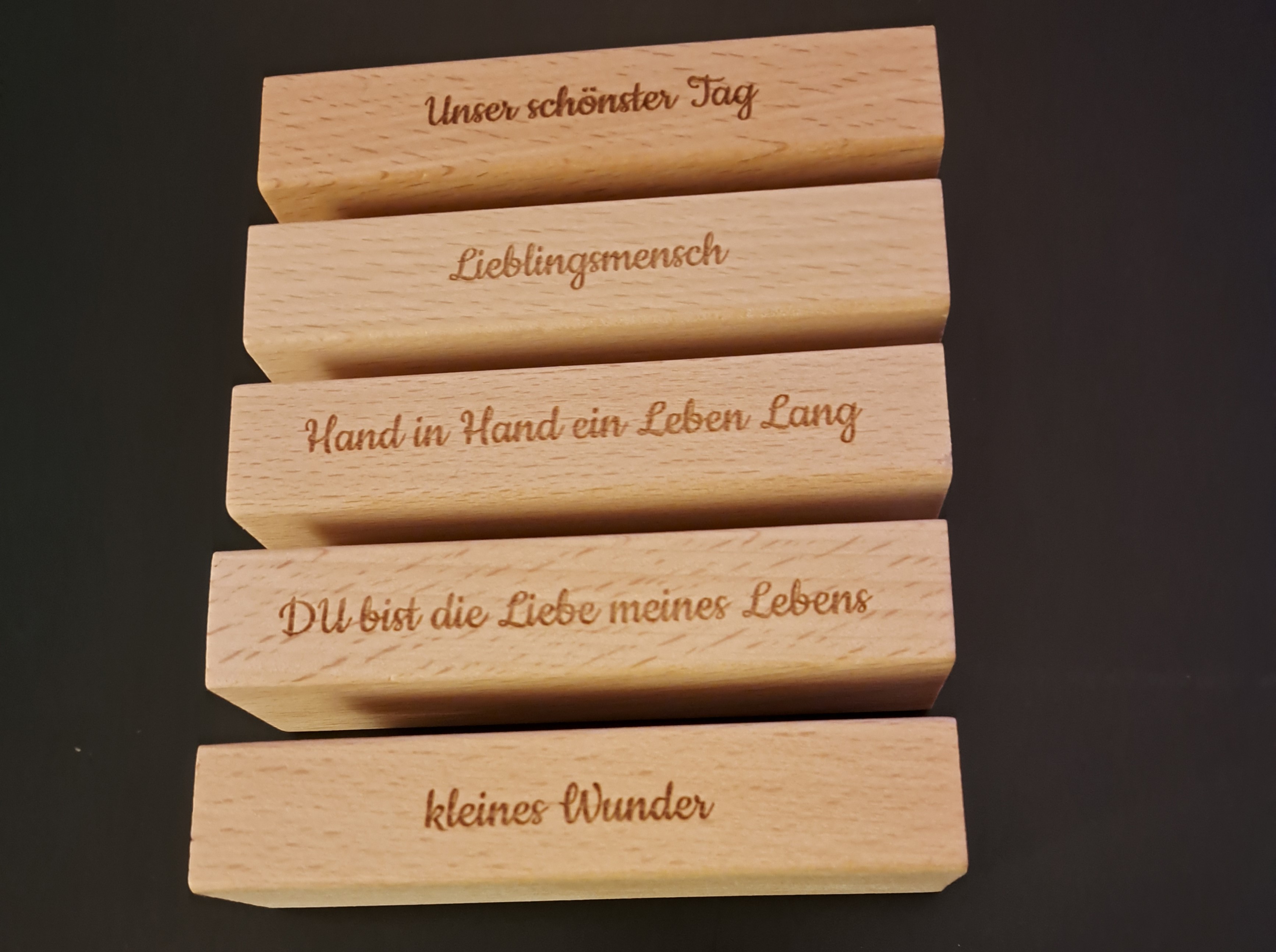 Fotoleiste aus Holz
