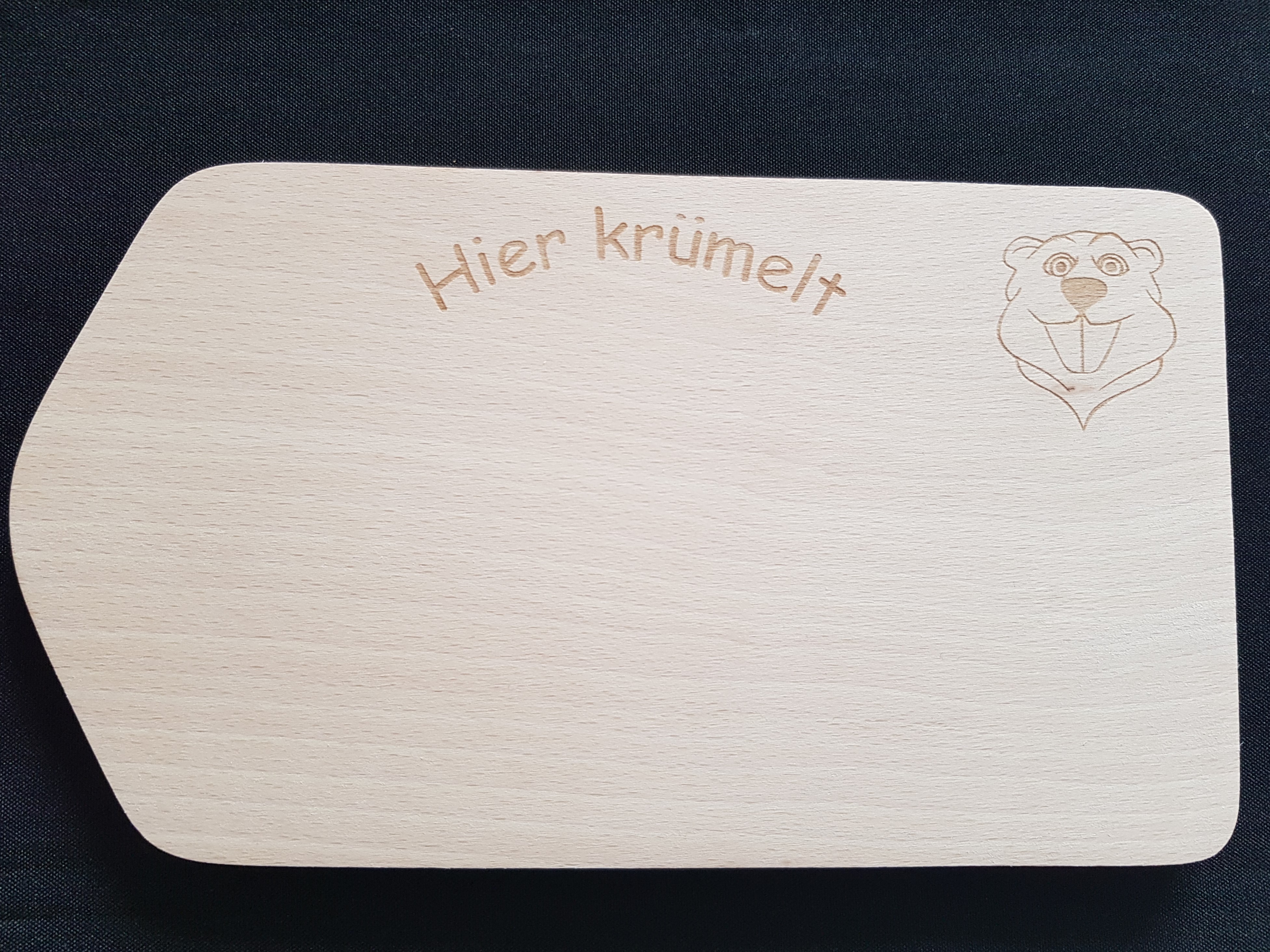 Frühstückbrett mit Gravur