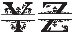 Monogramm Y-Z