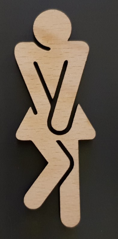 Toilettenschild Frau