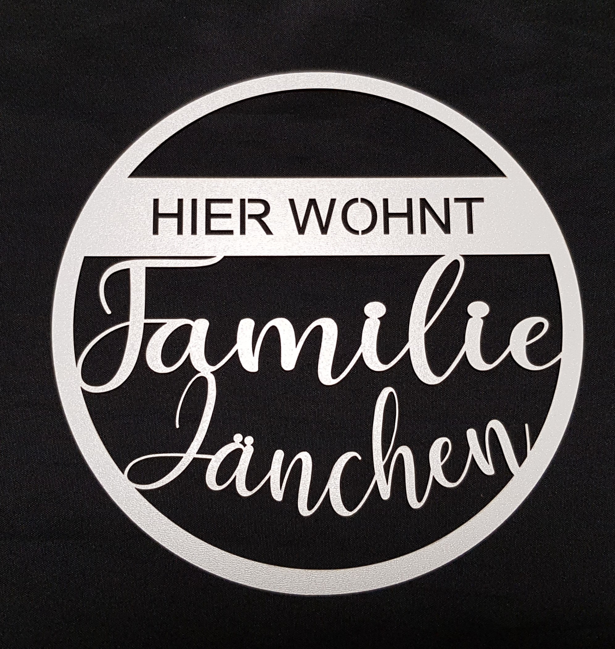 Familienschild Türschild