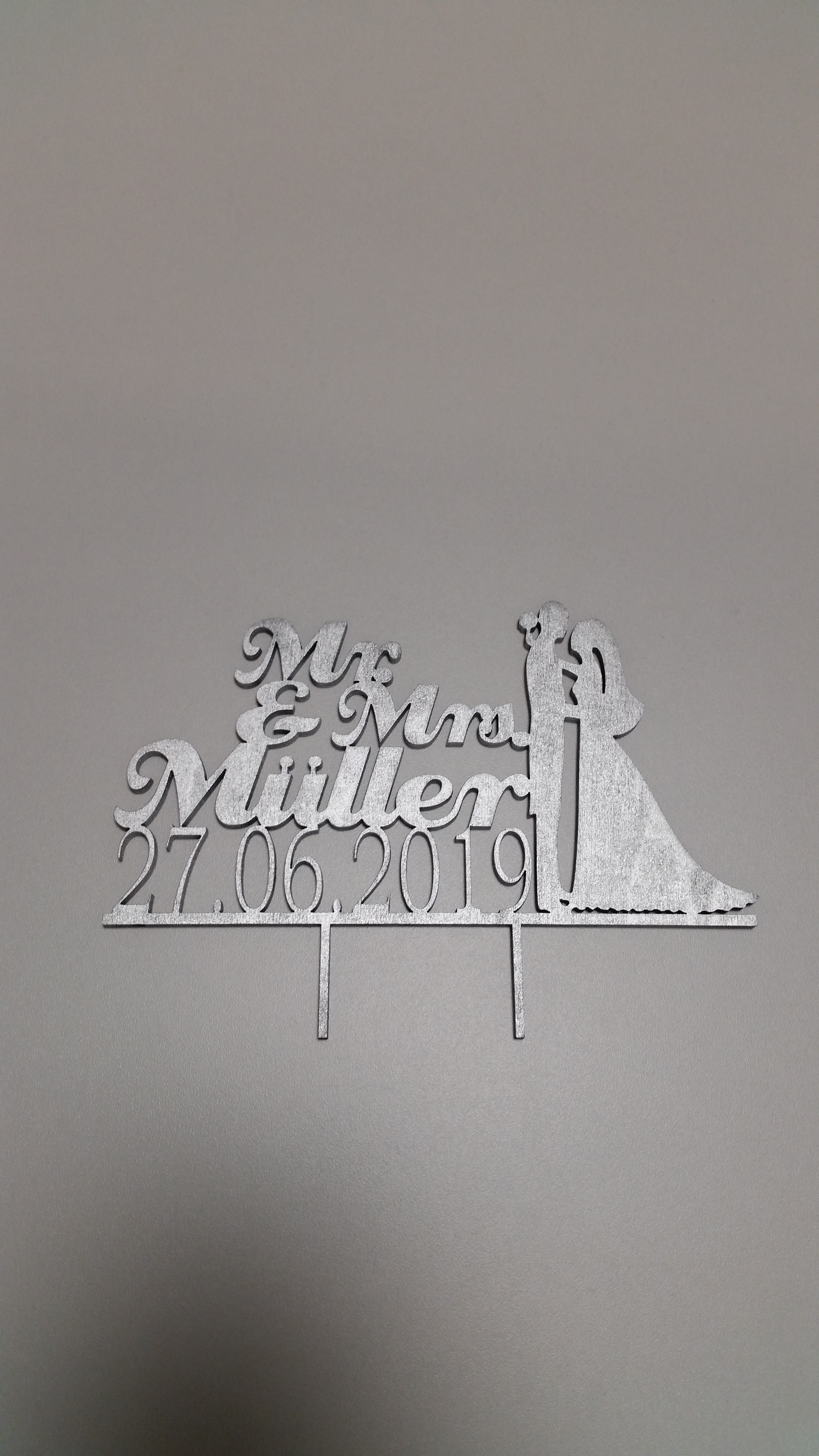 Toertentopper silber