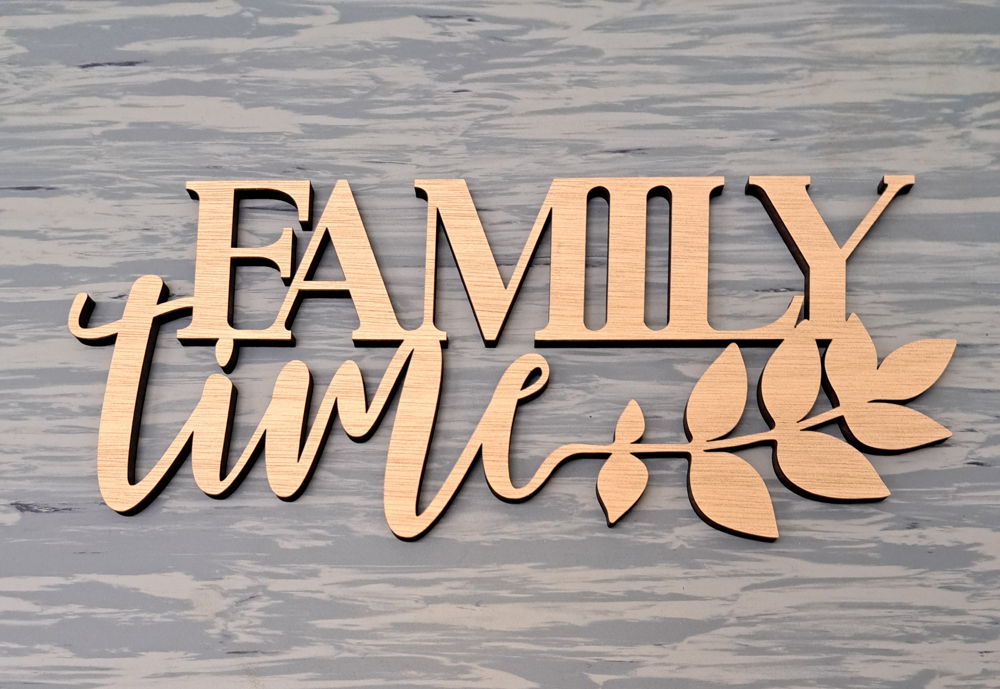 Family Time Schriftzug